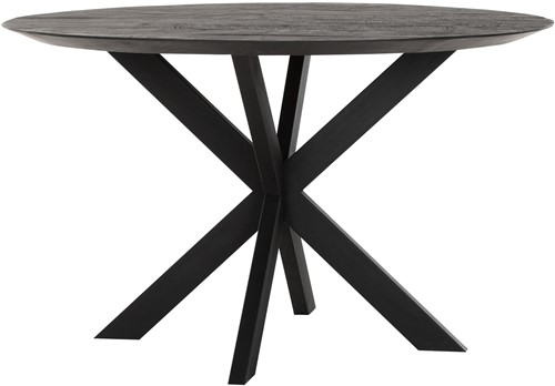 DTP Home Timeless Black dining table Shape Ø130 cm