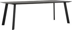 DTP Home Timeless Black dining table Shape 225 cm
