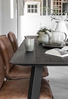Dining table Shape rectangular black_Detail 3
