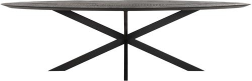 BT 611385 Dining table Shape oval BLACK_1