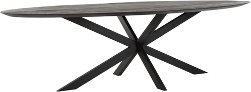 DTP Home Timeless Black dining table Shape 280 cm