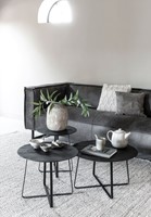 Coffee tables Neptunes black + Sofa Thames_Sfeer