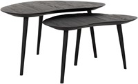 HI 301181 Coffee table Organus BLACK, set of 2_1
