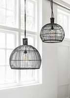ML 521864 + ML 521865 Hanging lamp Las Salinas black_Sfeer