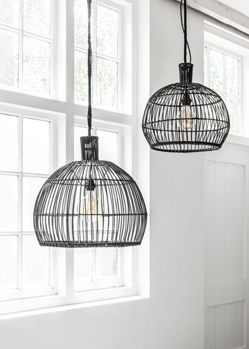 ML 521864 + ML 521865 Hanging lamp Las Salinas black_Sfeer