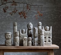 ML 980010 - ML 980011 - ML 980024 - ML 980037 Ethnic statues