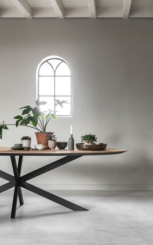 TI 601384 Dining table Shape oval_Sfeer