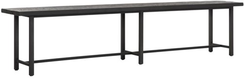 DTP Home Timeless Black bench Beam 215 cm