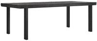 DTP Home Timeless Black dining table Beam 225 cm