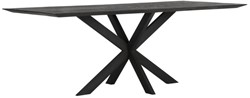 DTP Home Timeless Black eettafel Curves 210 cm