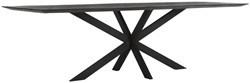 DTP Home Timeless Black eettafel Curves 260 cm