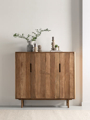 BL 741003 Bliss cupboard low teak_sfeer3