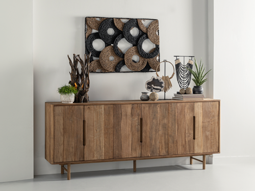 BL 741334 Bliss dresser ML 833141 Spot lamp black - ML 890927 Wall panel Cuba_sfeer3