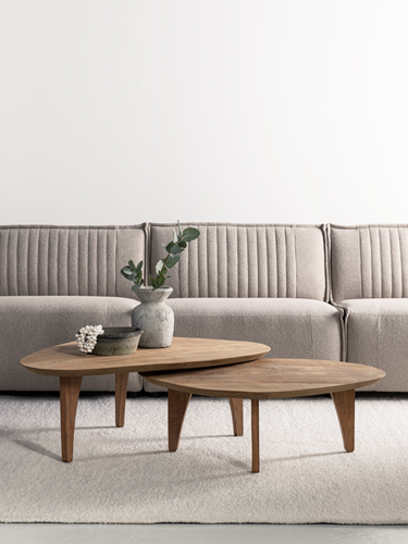 BL 741500 Bliss coffee table pebble teak_sfeer1