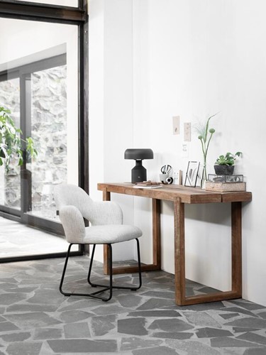 CL 580411 Icon console writing desk-ML 749415 Vista arm chair Polaris natural