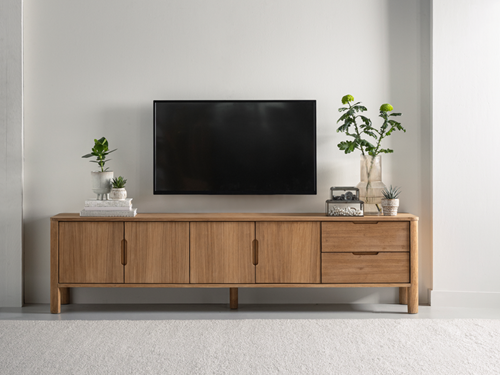 FN 401136 Forte tv stand 4 doors 2 drawers_sfeer1