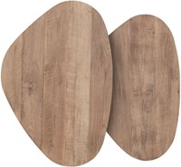 BL 741500 Bliss coffee table pebble teakwood