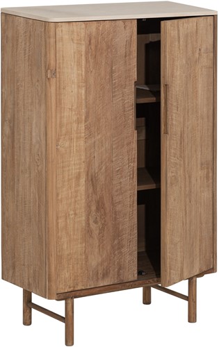 BM 752002 Bliss mortex cupboard low 2 doors
