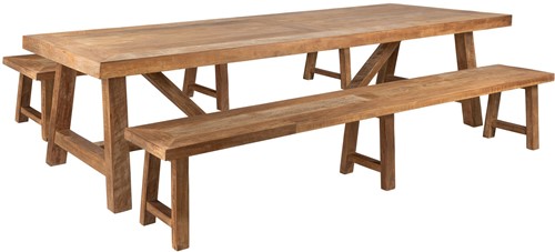 CL 581744 + CL 581739 Dining table & Bench Monastery_1
