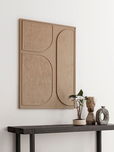 ML 426504 Wall Panel Lorcan Brown - BT 438163 Console table Beam Black_Sfeer