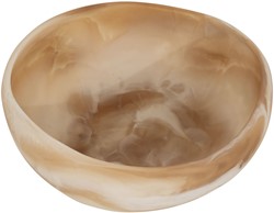 MUST Living bowl Rafael bruin/wit small