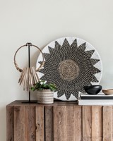 ML 445980 Wall panel Star + ML 890914 Decorative wooden necklace_Sfeer
