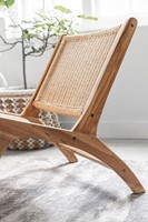 ML 450430 Lounge chair Lazy loom natural_Detail 1