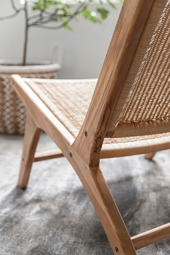 ML 450430 Lounge chair Lazy loom natural_Detail 2