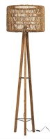 ML 833565 Floorlamp Porto Cristo NATURAL + ML 396803 Lampshade San Lorenzo