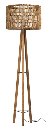 ML 833565 Floorlamp Porto Cristo NATURAL + ML 396803 Lampshade San Lorenzo