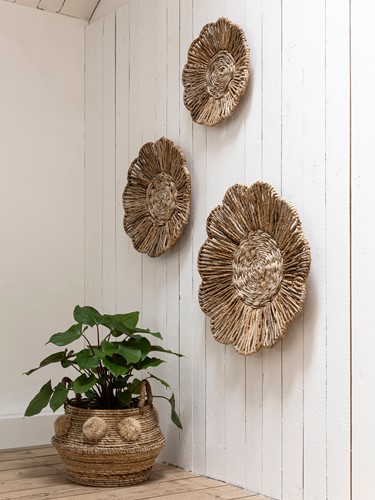 ML 842950 Wall deco Flower - ML 842914 Basket Rio_Sfeer