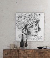 ML 904002 Balinese girl Kadek - ML 310142 Sideboard Blockx