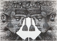 Wall Art Balinese Tweeling  