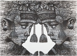 Wall Art Balinese Twins  