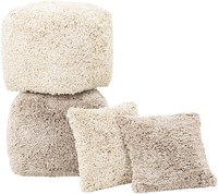 Poufs en pillows Celeste