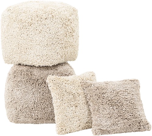 Poufs en pillows Celeste