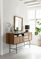 MP 204323 Dresser Metropole + MP 204905 Mirror Metropole + ML 833154 Table lamp Reef_Sfeer