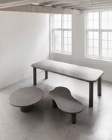 SC 180742 Dining table Clio - SC 180712 Coffee table Silo - SC 180702 Coffee table Curva_Sfeer 2