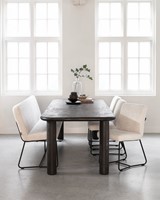 SC 180744 Dining table Clio - ML 750093 Bench Zola - ML 750053 Side chair Zola_Sfeer 2A