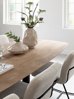 SO 250526 Dining table Soho Natural - ML 750053 Side chail Zola_Detail