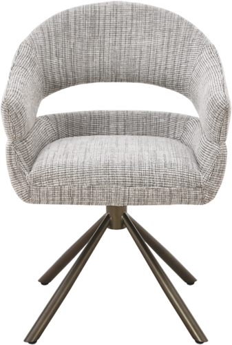 ML 601025 Clooney swivel dining chair Donna beige_1 