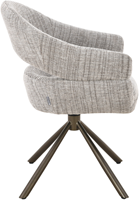 ML 601025 Clooney swivel dining chair Donna beige_3 