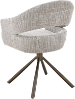 ML 601025 Clooney swivel dining chair Donna beige_4