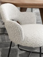 ML 749414 Vista arm chair Boucle light grey