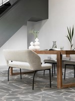 ML 749525 Bloom bench 150 Polaris natural-CL 580735 Icon dining table