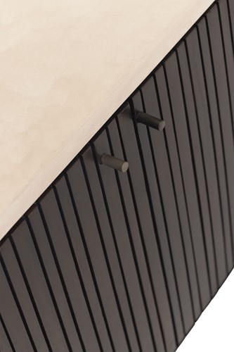 MR Maroon (hanging) TV stand detail