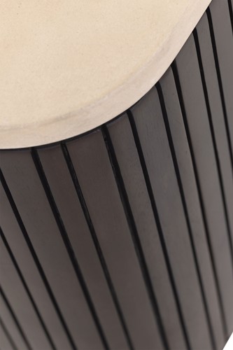 MR Maroon (hanging) TV stand detail