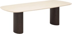 DTP Home Maroon eettafel deens oval 240 cm
