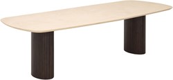 DTP Home Maroon dining table danish oval 270 cm