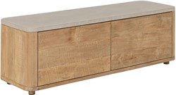 DTP Home Nova tv meubel small  travertin top